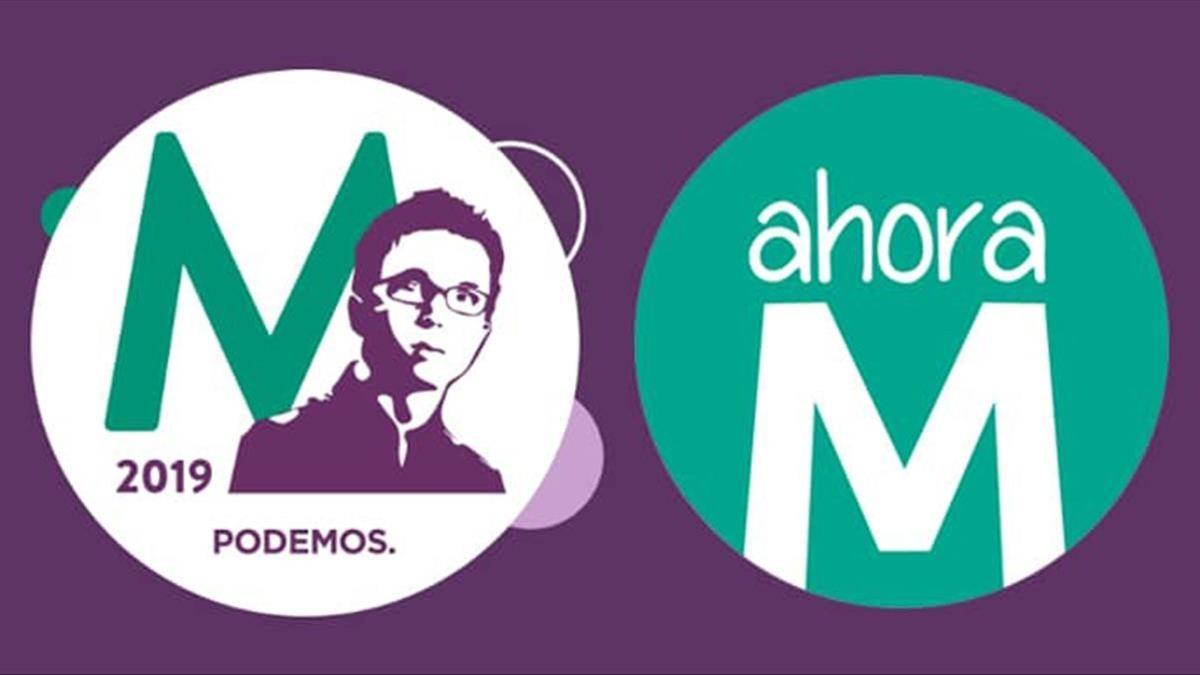 El logo de Errejón y el de Carmena