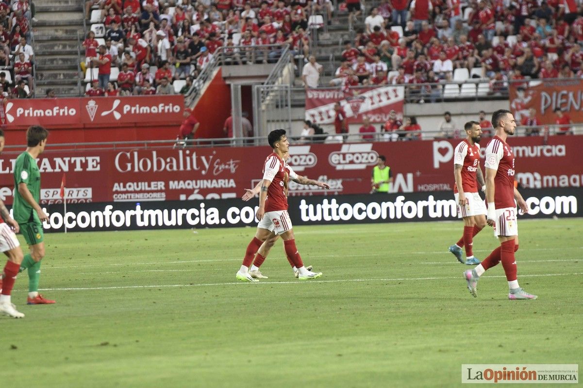 Así fue el encuentro del play off del Real Murcia y el Nástic en la lucha por el ascenso