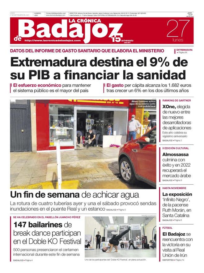 Consulta la portada correspondiente al día 27 de septiembre del 2021