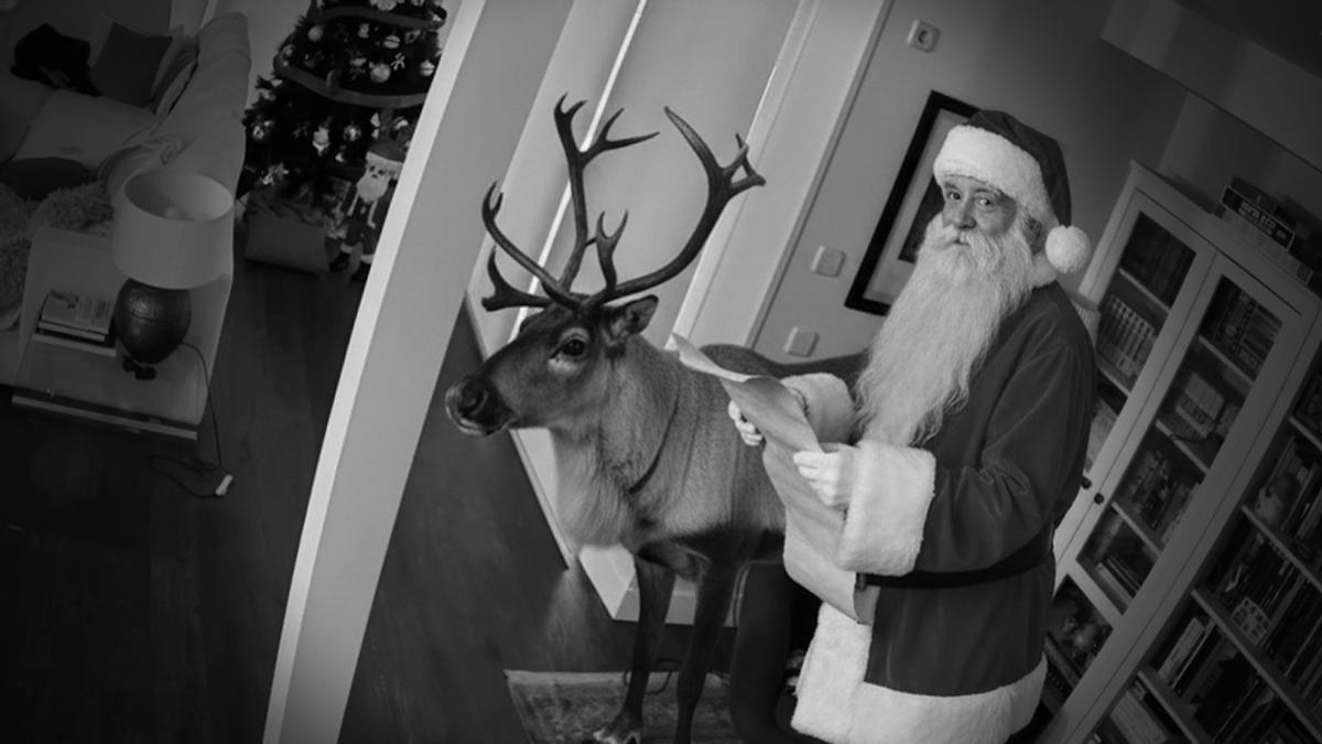 ¡Papá Noel está en casa!