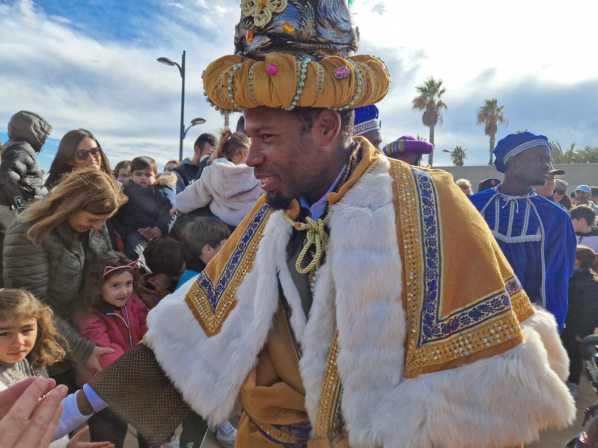 El Rey Baltasar en su visita a Alboraia
