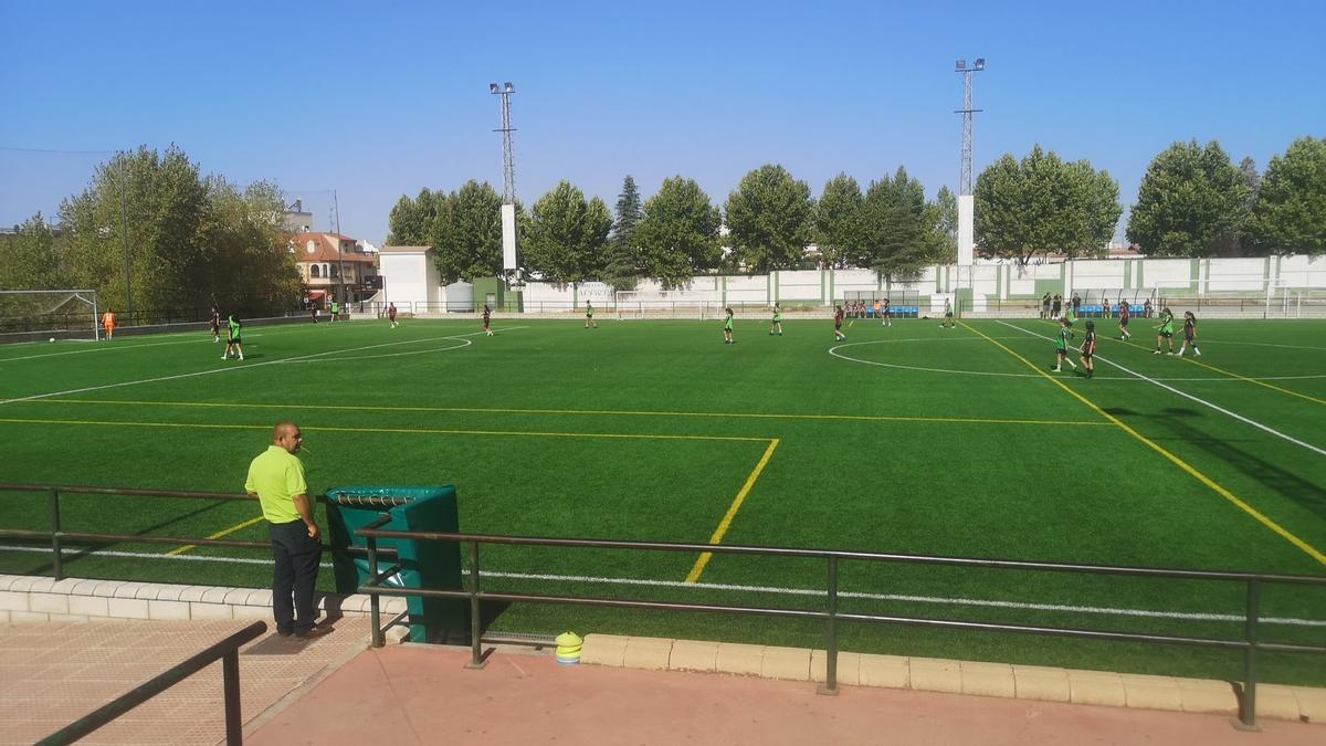 Campo del Extremadura tras la incomparecencia del Santa Teresa el pasado domingo