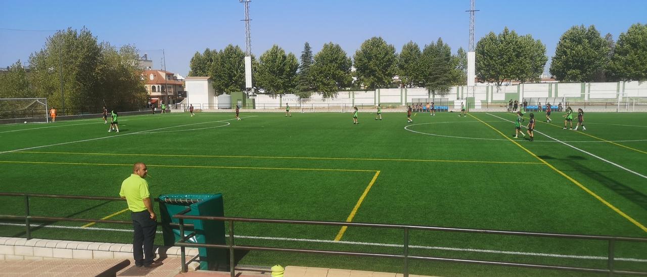 Campo del Extremadura tras la incomparecencia del Santa Teresa el pasado domingo