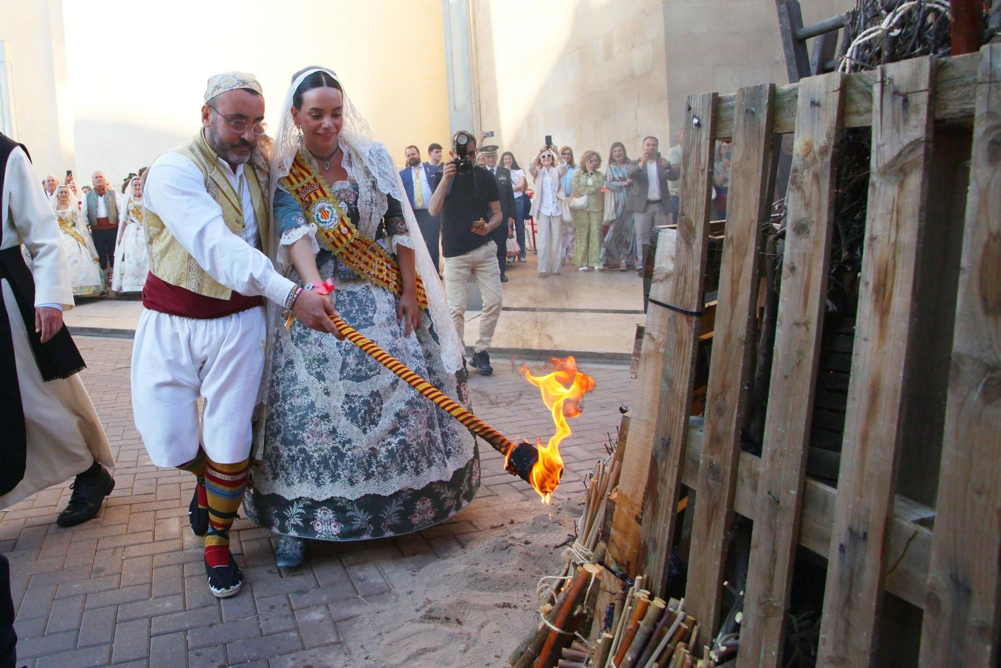 Galeria de fotos de l'ofrena de flors a Sant Pasqual en Vila-real