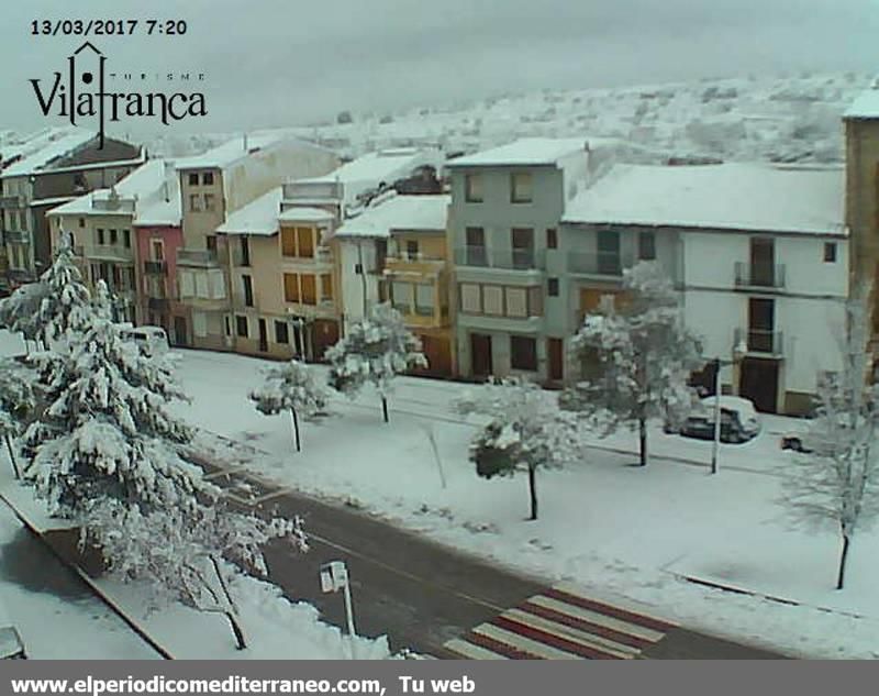 Nieve y lluvia en Castellón