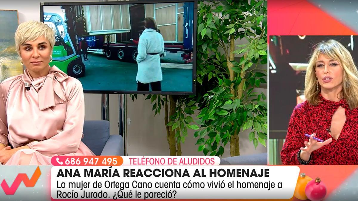 Ana María Aldón aclara cómo le ha sentado a Ortega Cano el homenaje de Sálvame a Rocío Jurado