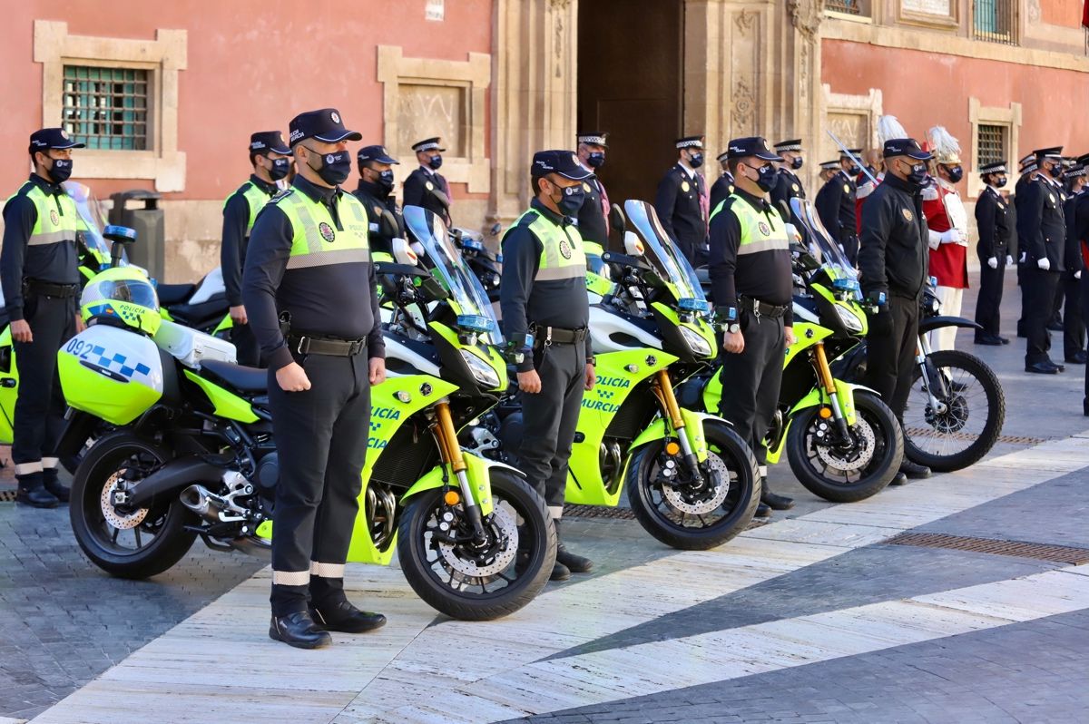 La Policía Local de Murcia celebra en Belluga los actos de su patrón, San Patricio