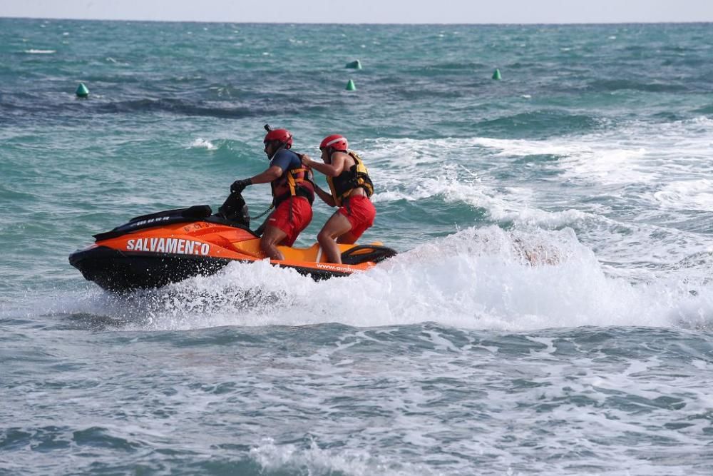 Simulacro de rescate en Cabo de Palos