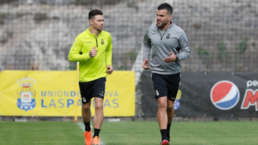 Rubén Castro -i-, junto al readaptador Andrés Pérez, el pasado noviembre.