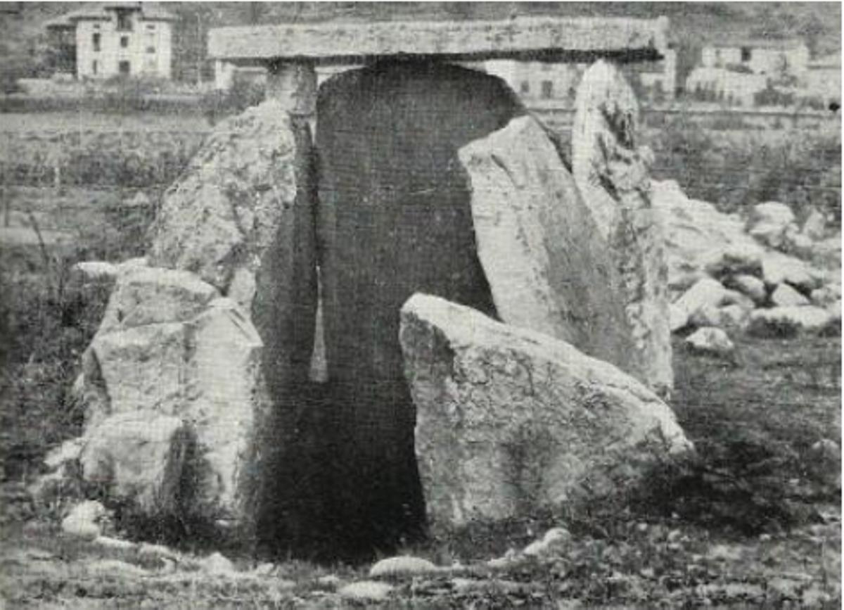 Yacimientos del dolmen de Santa Cruz