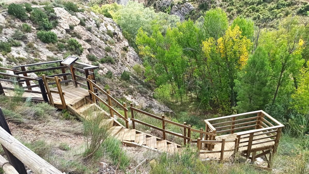Yacimiento de huellas de dinosaurio en Villanueva de Huerva, en la provincia de Zaragoza.