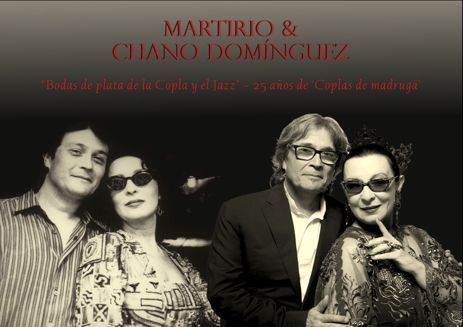 Martirio y el trío de Chano Domínguez celebran el 25º aniversario de ‘Coplas de madrugá’.