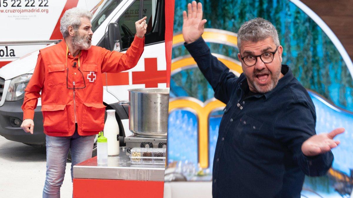 Lorenzo Caprile y Florentino Fernández en 'Masterchef 8'