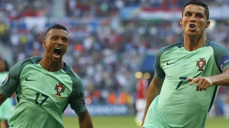 Nani y Cristiano lideran el ataque portugués.