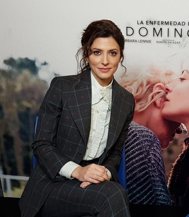 Bárbara Lennie, durante la entrevista con Woman.