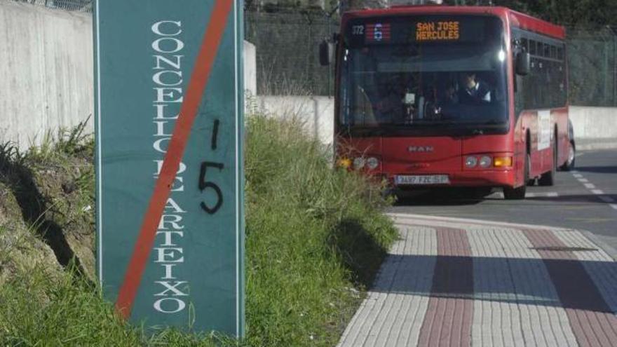El bus urbano de A Coruña parará en Meicende a partir del jueves
