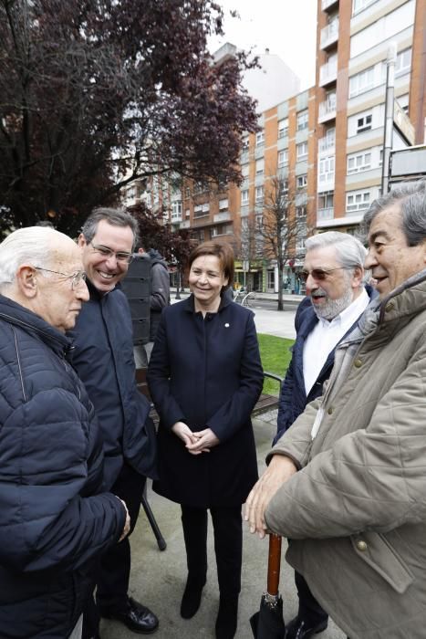 Inauguración del parque José Antonio Roncero en Gijón