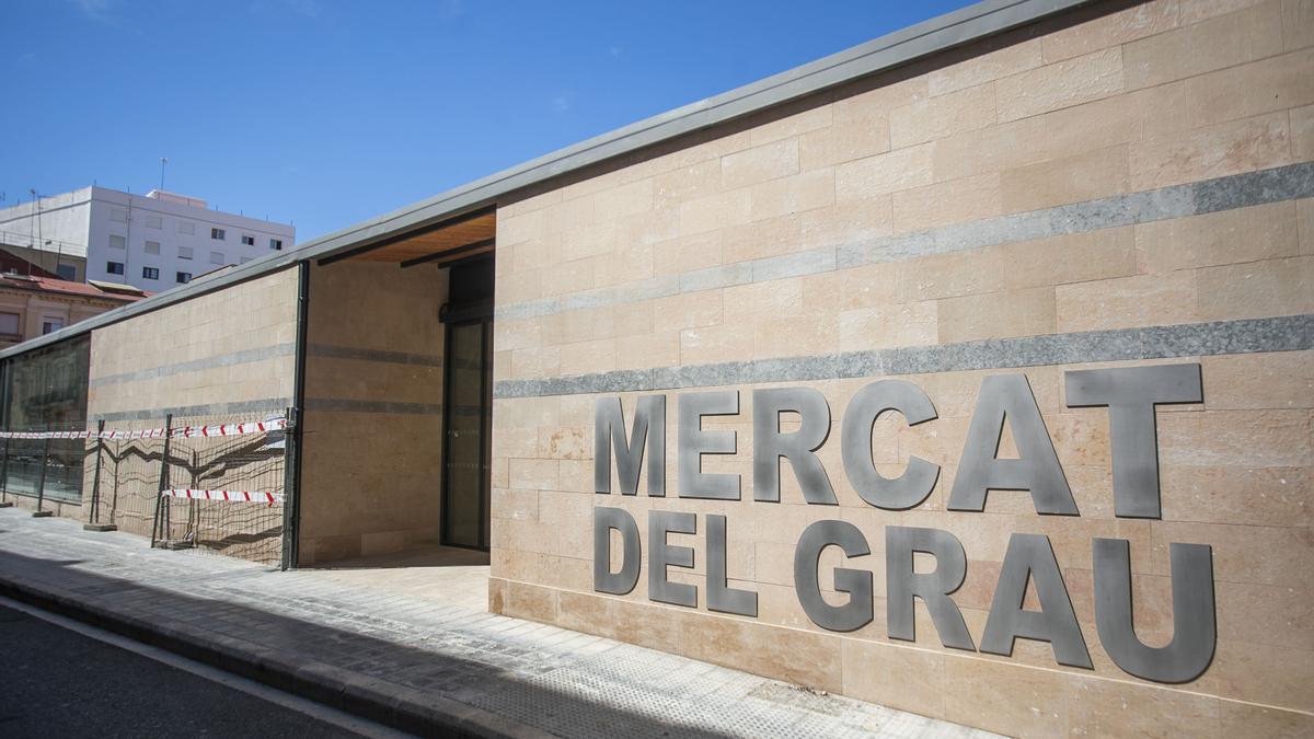 Fachada del Mercat del Grau, en una imagen de archivo.