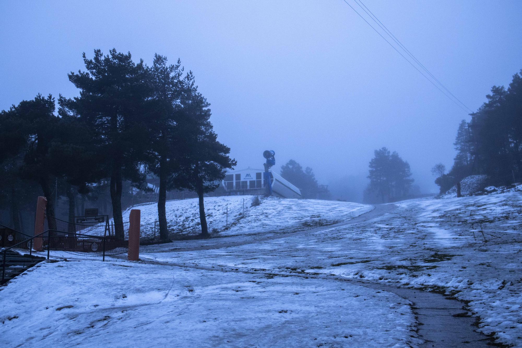 Nieve en Manzaneda.