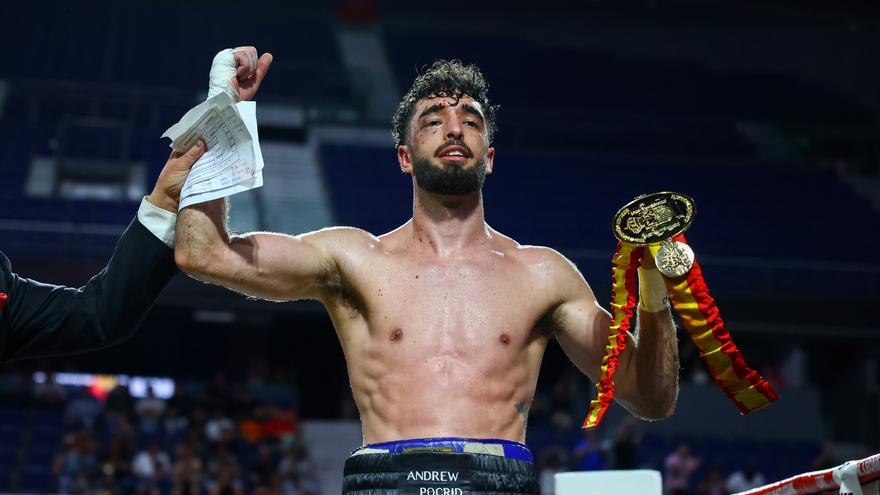 El Cazador, campeón de España de boxeo tras vencer a Landaeta en el WiZink Center