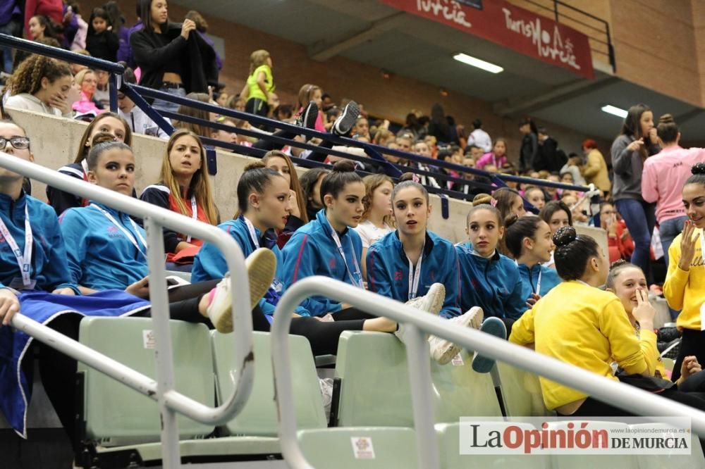El Campeonato de España arranca en el Palacio de los Deportes con el Rítmica Pozuelo, Ruth Ritmo, Calpe, Praxis y Mabel como líderes