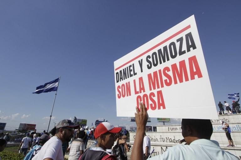 Multitudinaria marcha en Nicaragua