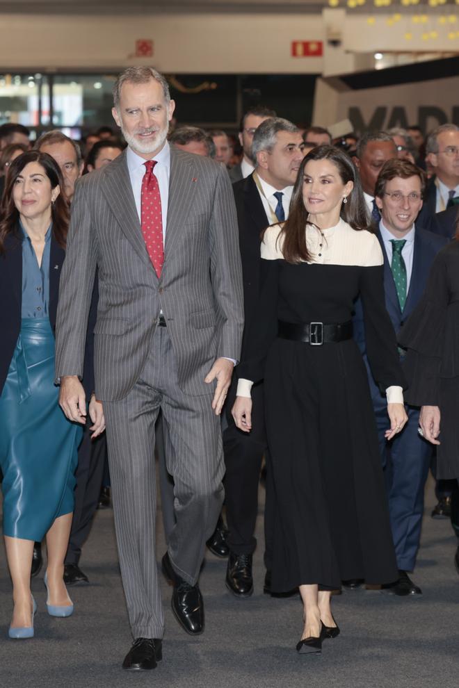 La llegada del rey Felipe VI y la reina Letizia a FITUR 2024