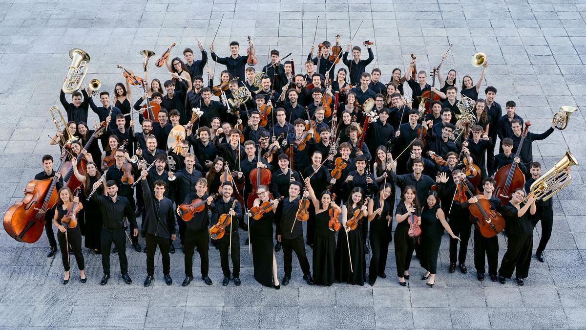 Foto promocional de la Joven Orquesta Nacional de España.