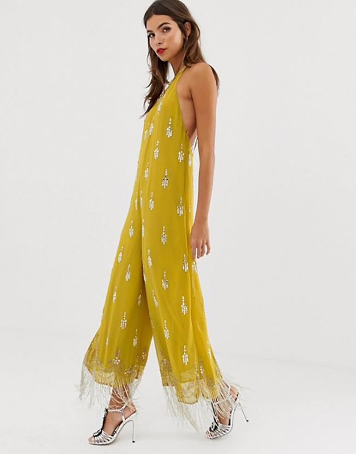 Mono amarillo con 'brillibrilli', de Asos