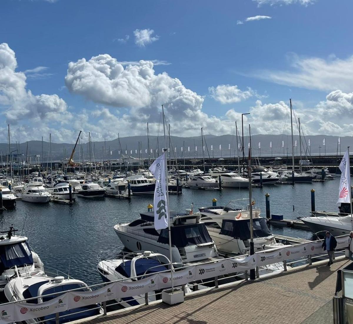 Puerto deportivo de Sanxenxo.