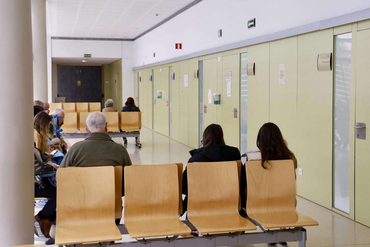 Sala de espera en el centro de salud Castilla del Pino en una imagen de archivo.
