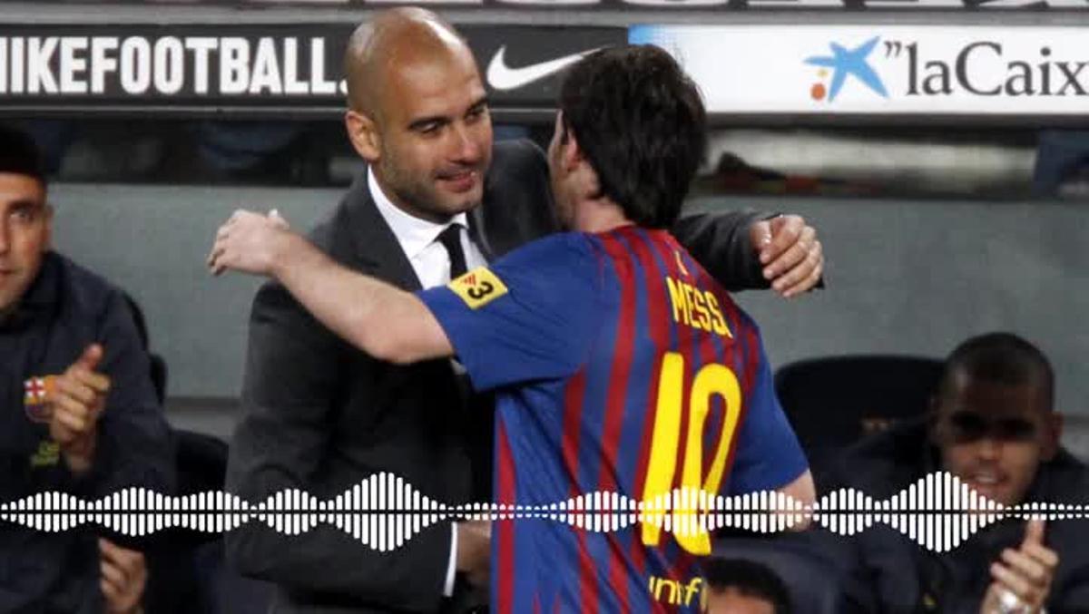 El elogio de Guardiola a Messi