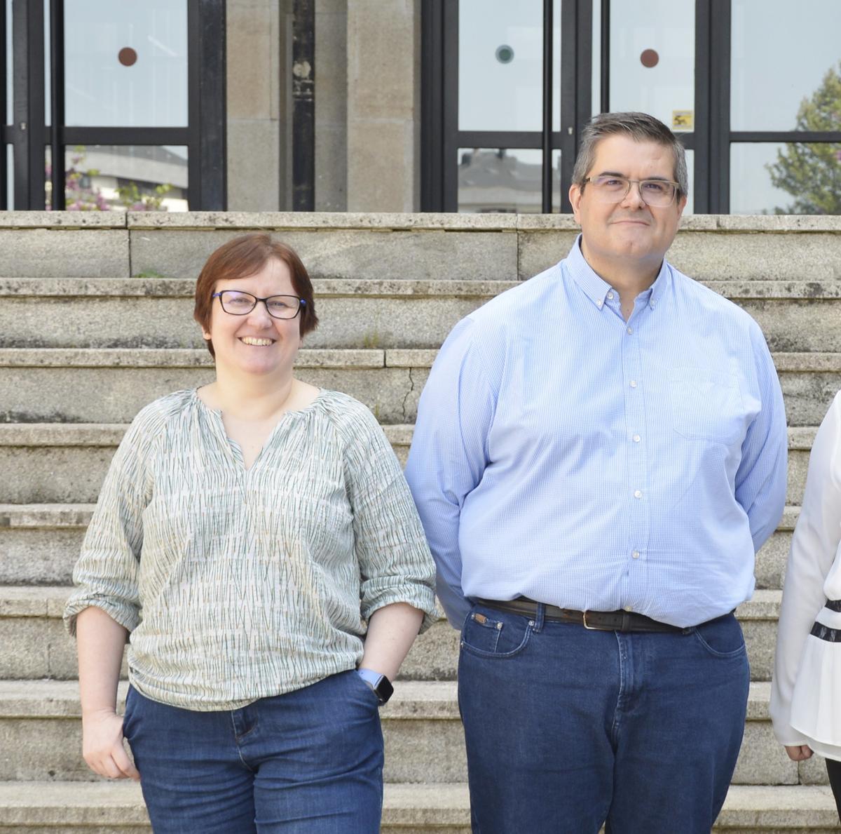Lorena Otero y Francisco Javier Rodríguez, líderes del equipo de la UVigo
