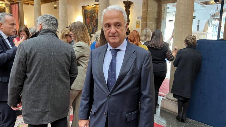 El presidente del TSJA, Jesús María Chamorro, en el Reconquista.
