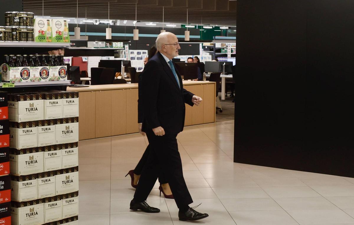 Juan Roig, en el centro de innovación de Mercadona en Paterna.