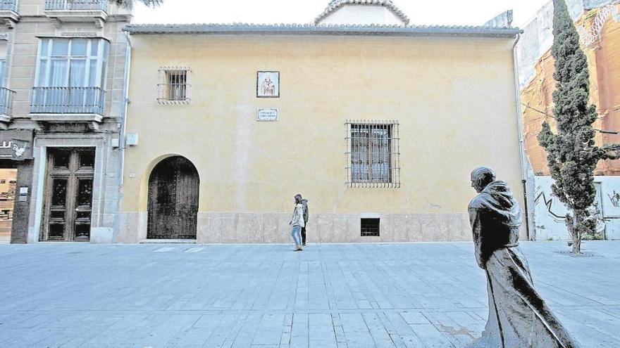Exterior de la capilla del Beato del antiguo convento de Sant Roc, en la calle de Sant Francesc de Borja.