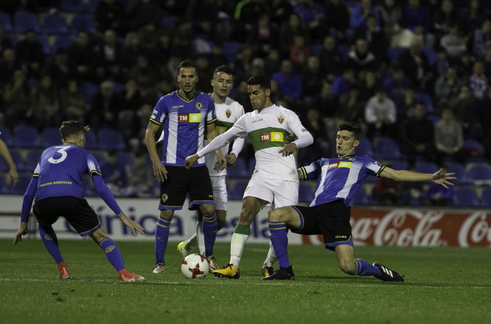 El derbi entre el Hércules y el Elche CF en imágenes