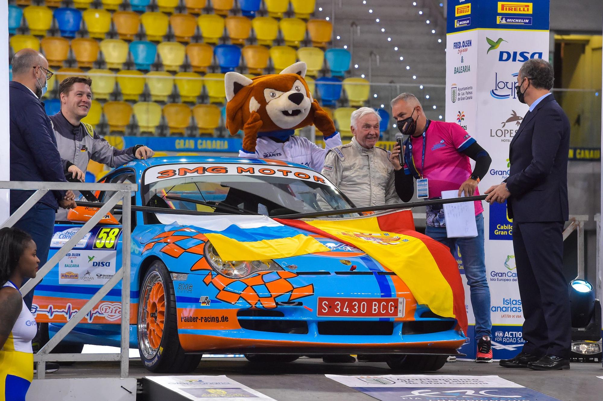 Ceremonia de inauguración en el 45º Rally Islas Canarias en el Gran Canaria Arena