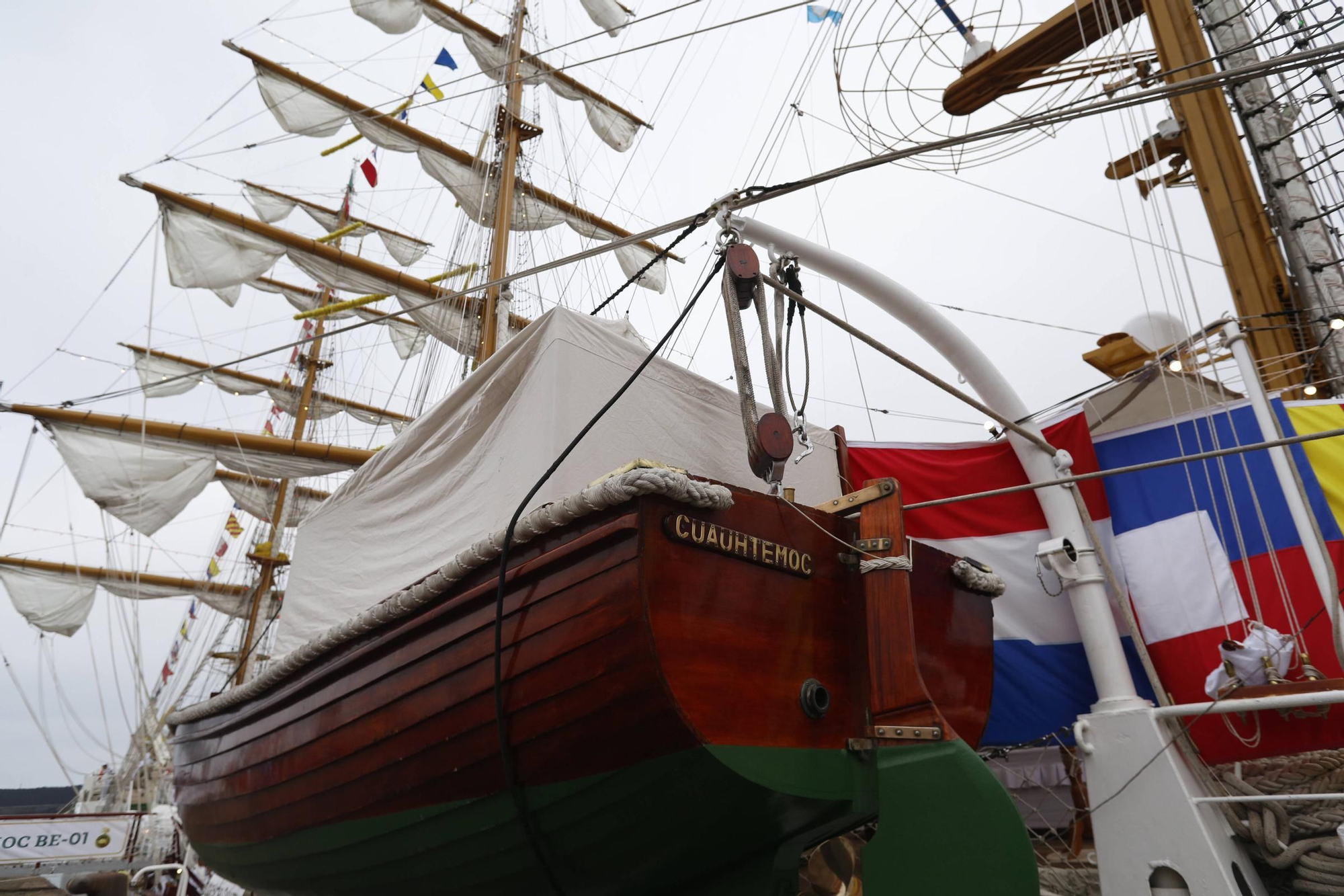 En imágenes: Así es el «Cuauhtémoc», el imponente barco de México que acaba de llegar a Gijón