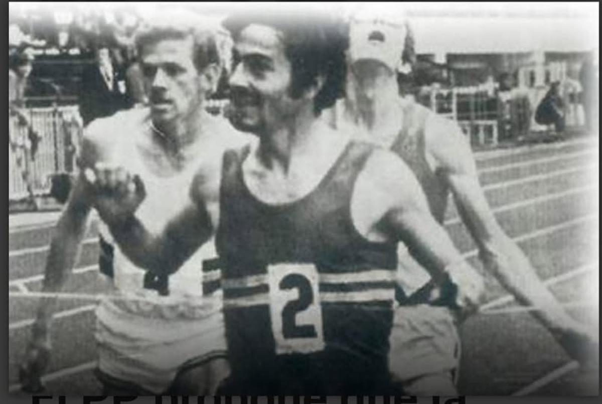 Antonio Fernández en los Juegos Olímpicos de Münich en 1972