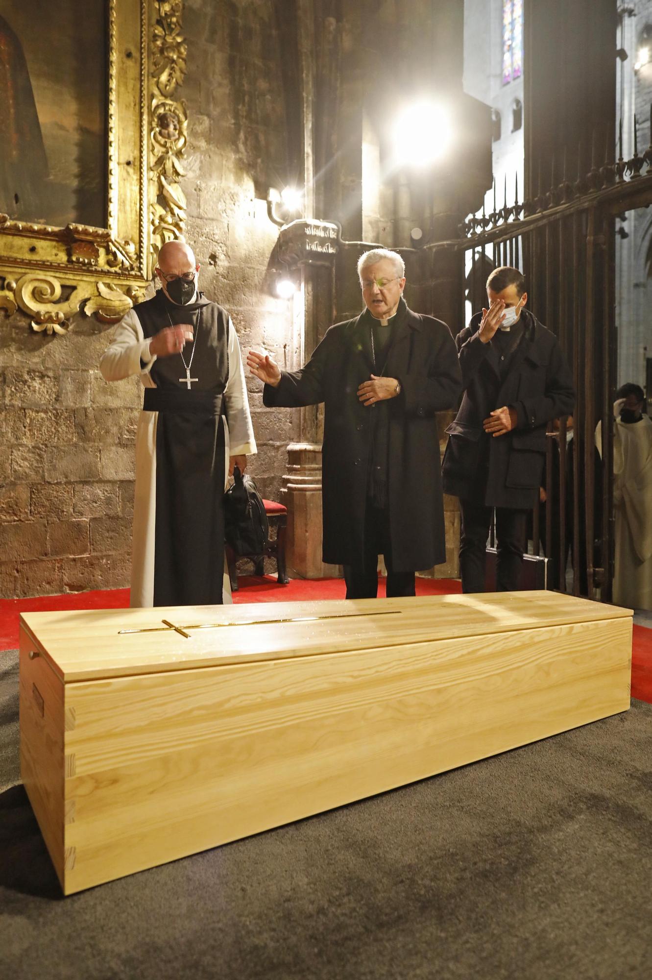 La Catedral de Girona s'omple per acomiadar Francesc Pardo