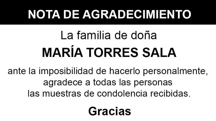 Nota María Torres Sala