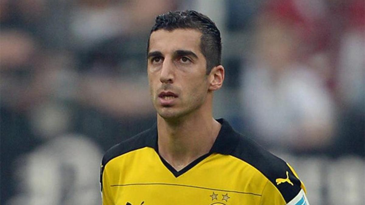 Mkhitaryan con el Borussia Dortmund