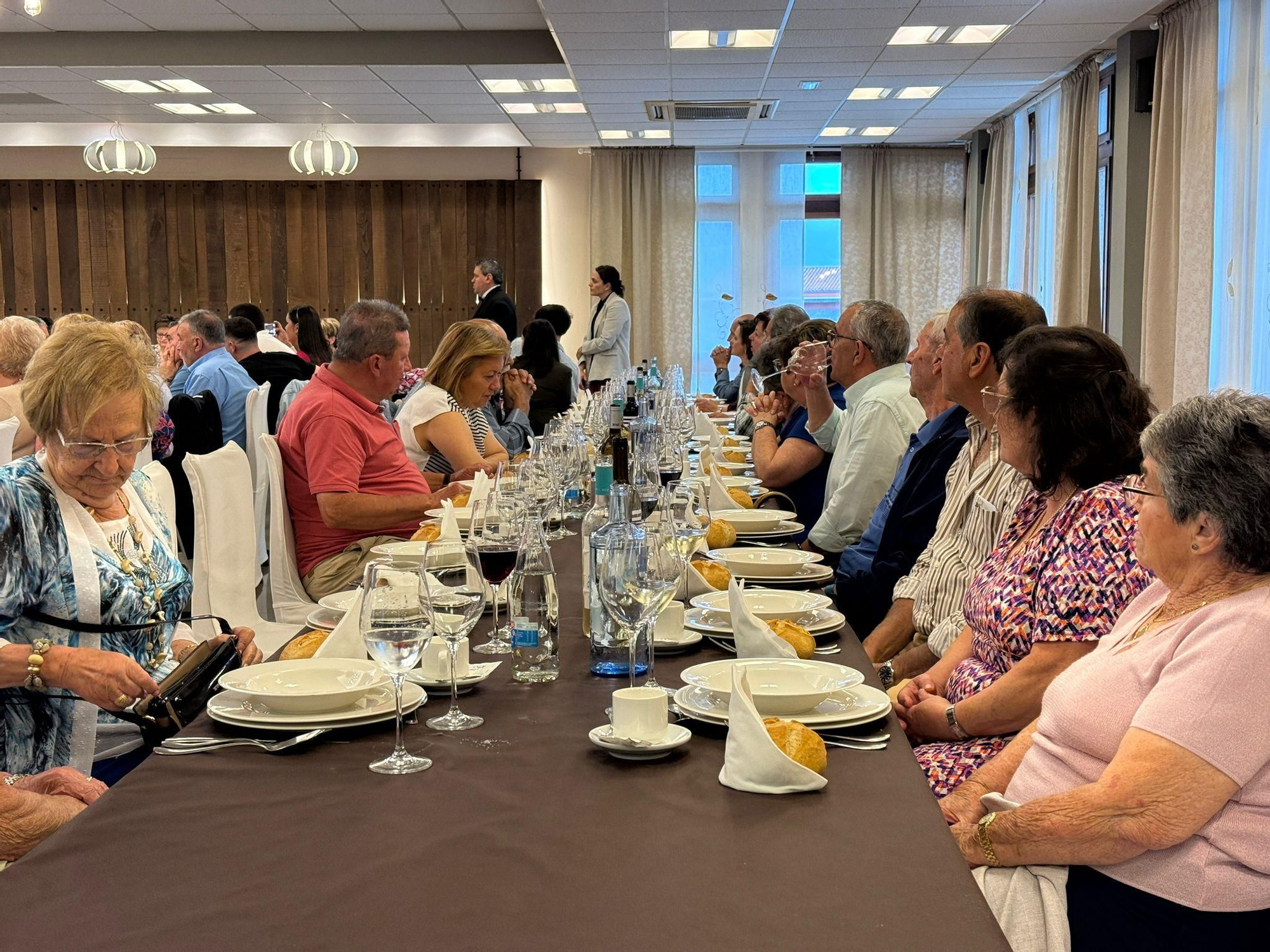 Así fue la comida de la Asociación de Jubilados, Prejubilados y Pensionistas de Valdesoto