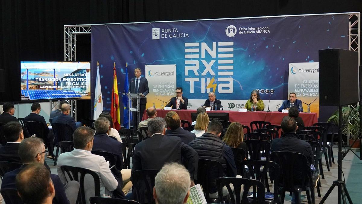 Imagen de archivo de una mesa de debate de Cluergal en el salón Enerxétika 2024