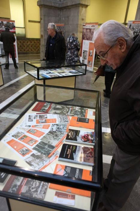 Exposición sobre el holocausto en Gijón