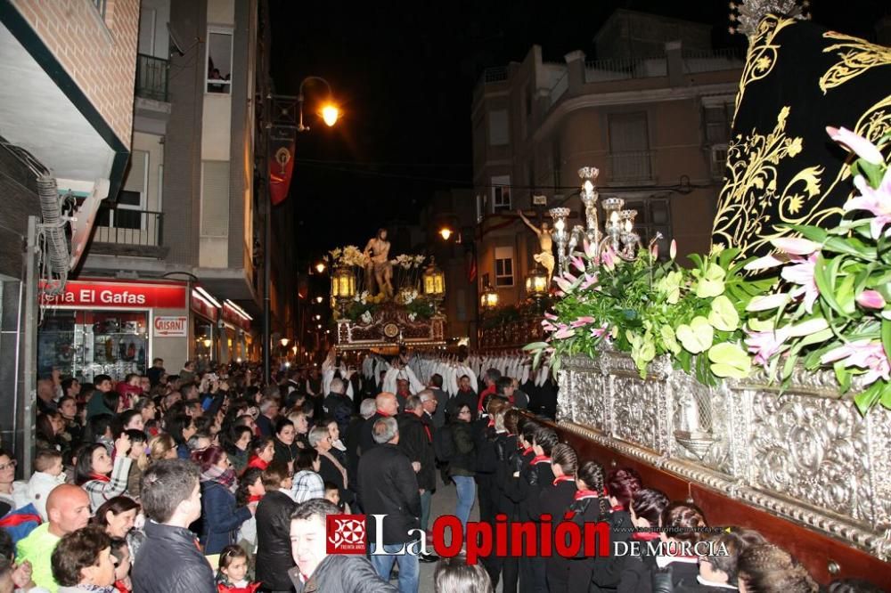 Encuentro en Lorca del Cristo de la Sangre, Señor de la Penitencia y la Virgen de la Soledad