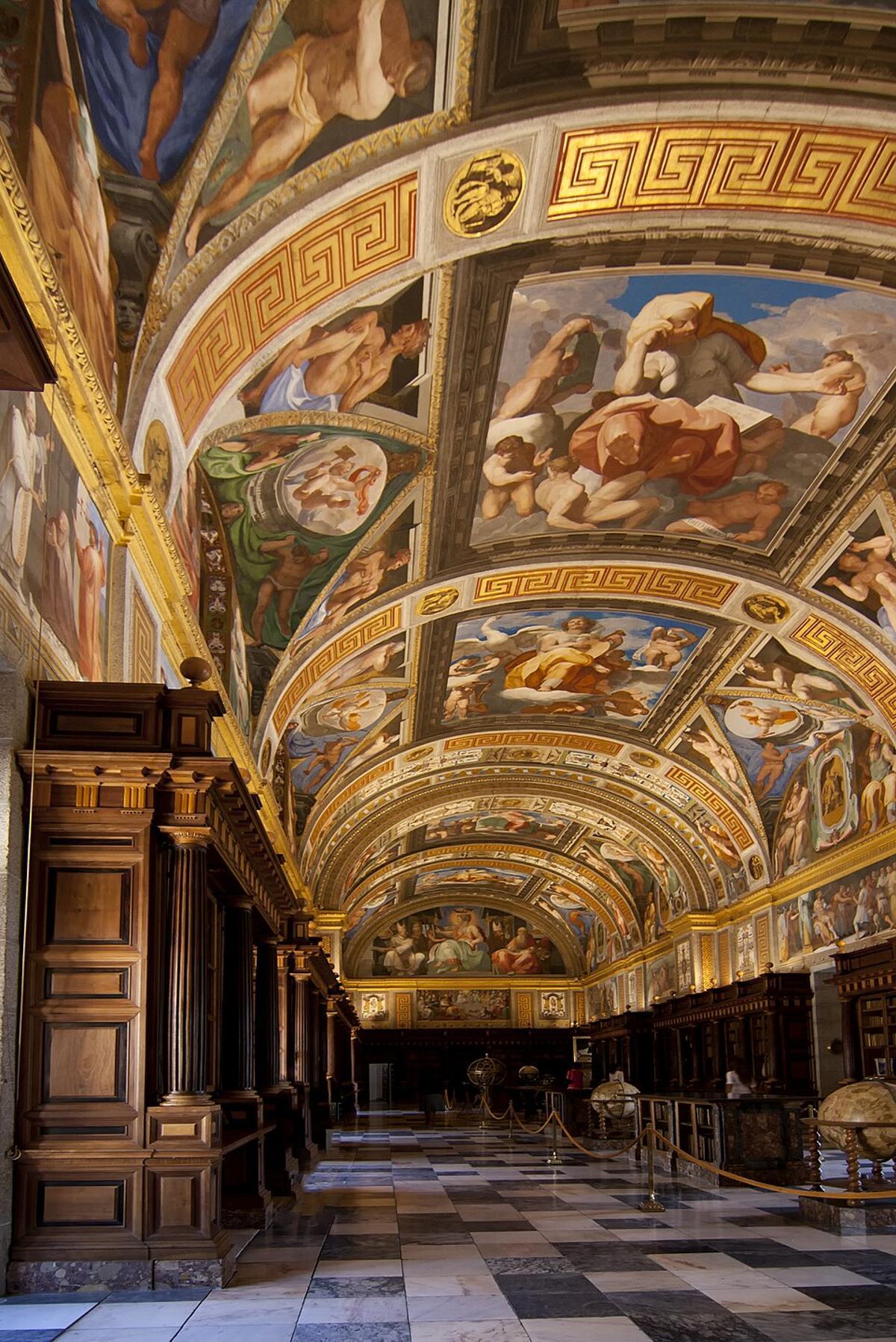 Los frescos de la Biblioteca del Monasterio de El Escorial