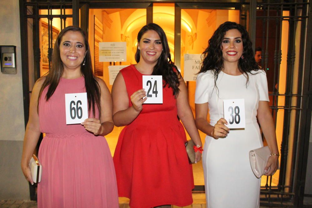 Los "numeros de la suerte" de las candidatas a fallera mayor de València