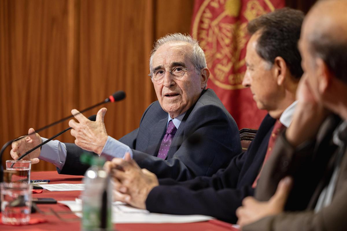 Virgilio Zapatero, jurista y exministro, en Las Palmas de Gran Canaria.